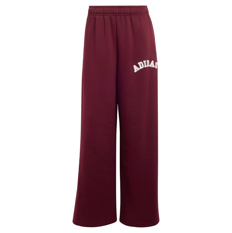 ADIDAS SPORTSWEAR Sportovní kalhoty tmavě červená / bílá