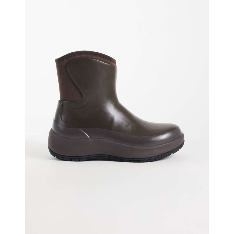 Rains 70320 waterproof rubber mid dry boot in brown