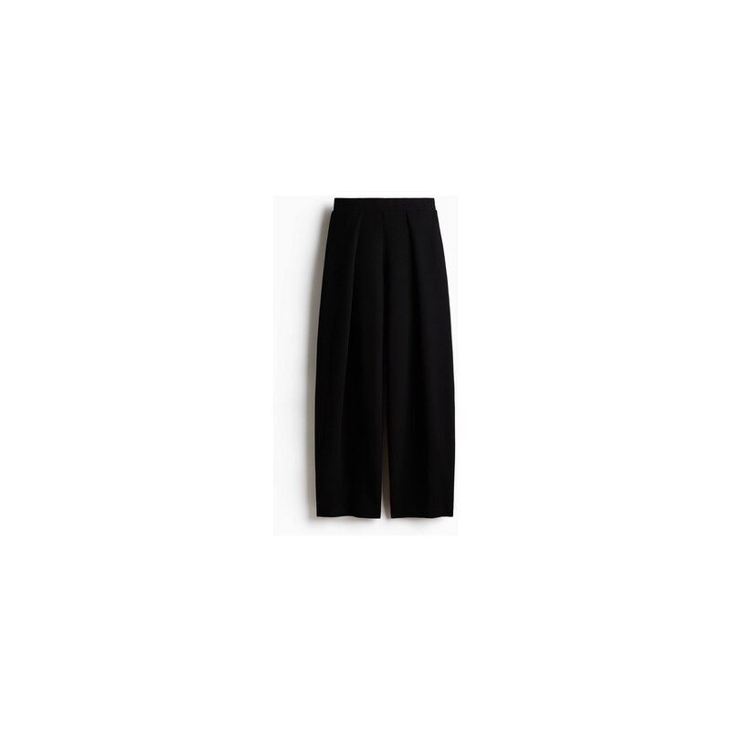 H&M - Balonové kalhotys křížením - Černá