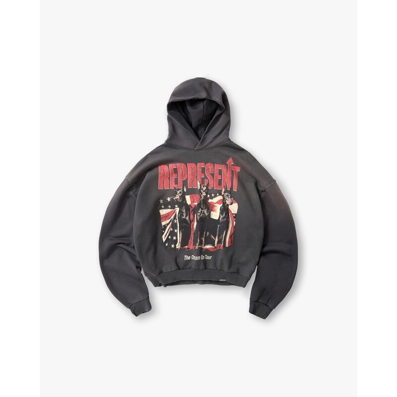 Represent Dream On Tour Hoodie Sun Fade Grey