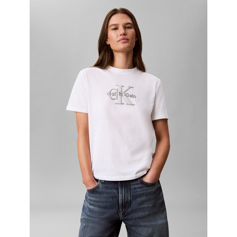 Tričko Calvin Klein Jeans Glitter Blk 62 2986308