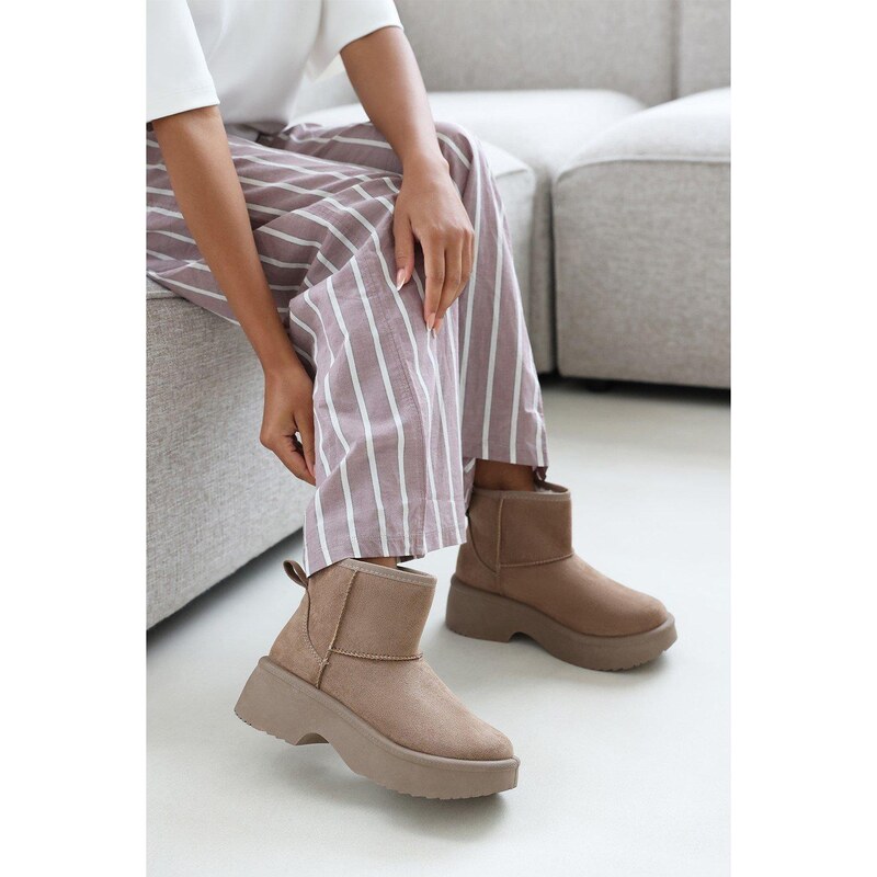 Kozačky Wheres That From CamelSuede 6861854