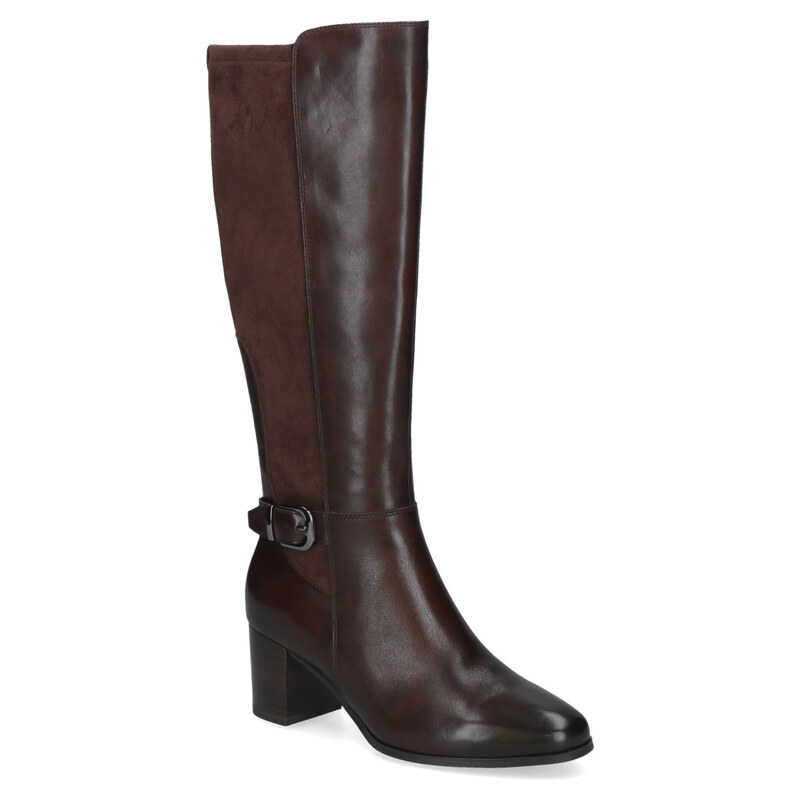 kozačky pro standardní lýtka (m) Caprice 9-25504-47 329 Hnědá