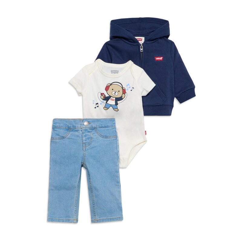 Levis Kids Sada režná / námořnická modř / světlemodrá / světle