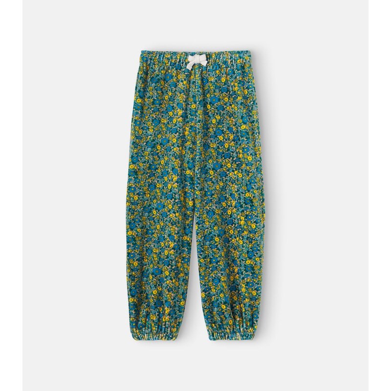 Tinycottons Floral cotton velvet sweatpants
