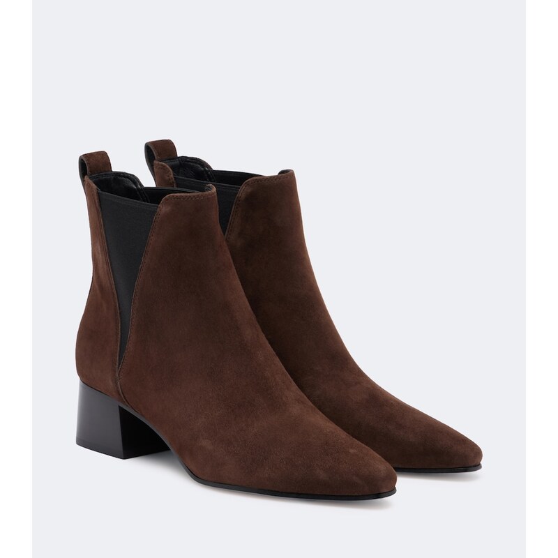 Veronica Beard Astra suede Chelsea boots