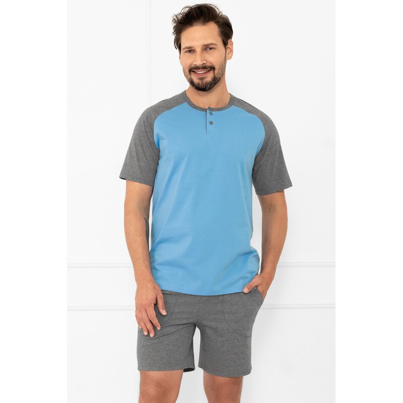 Italian Fashion pánské krátké pyžamo Aleksandr - bavlna