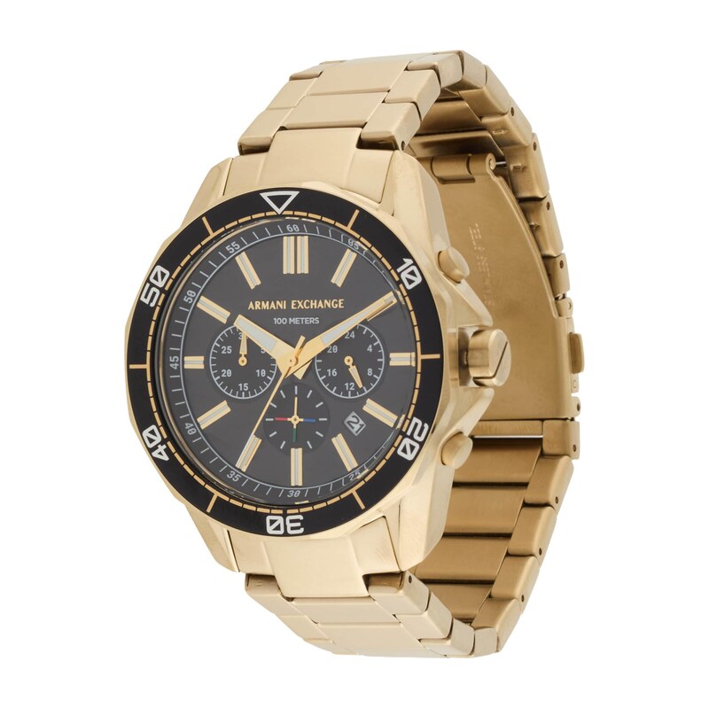 ARMANI EXCHANGE Analogové hodinky zlatá