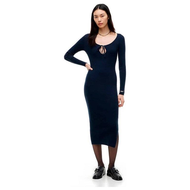 Tommy Jeans dámské modré šaty