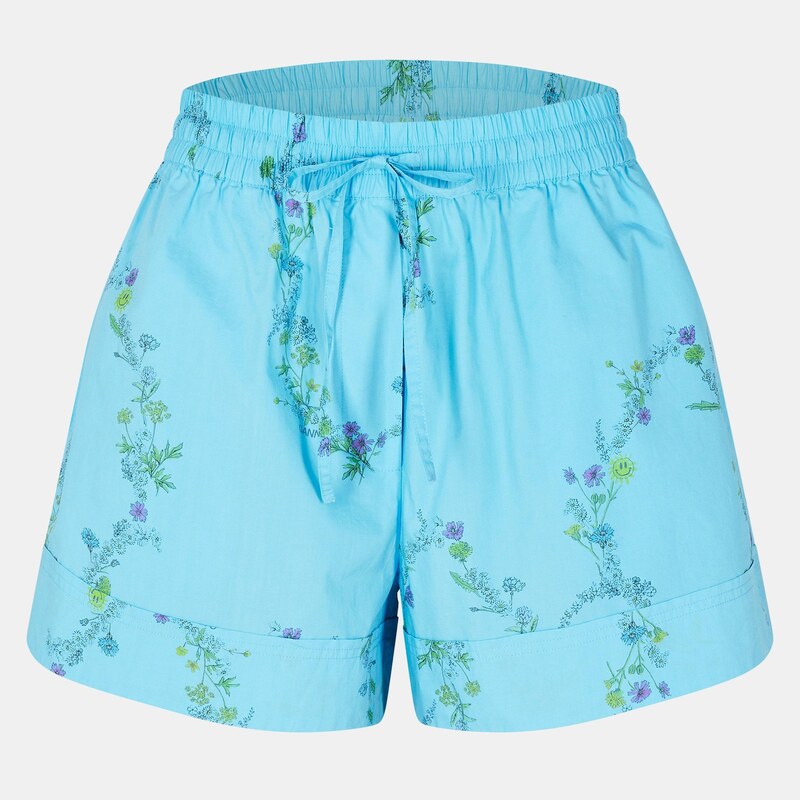 Kraťasy Ganni Brilliant Blue 6844825