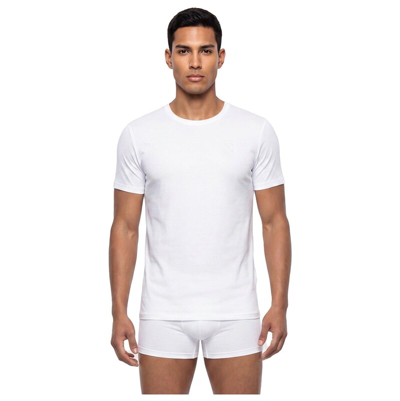 Tričko L AB Off White White 100 754482