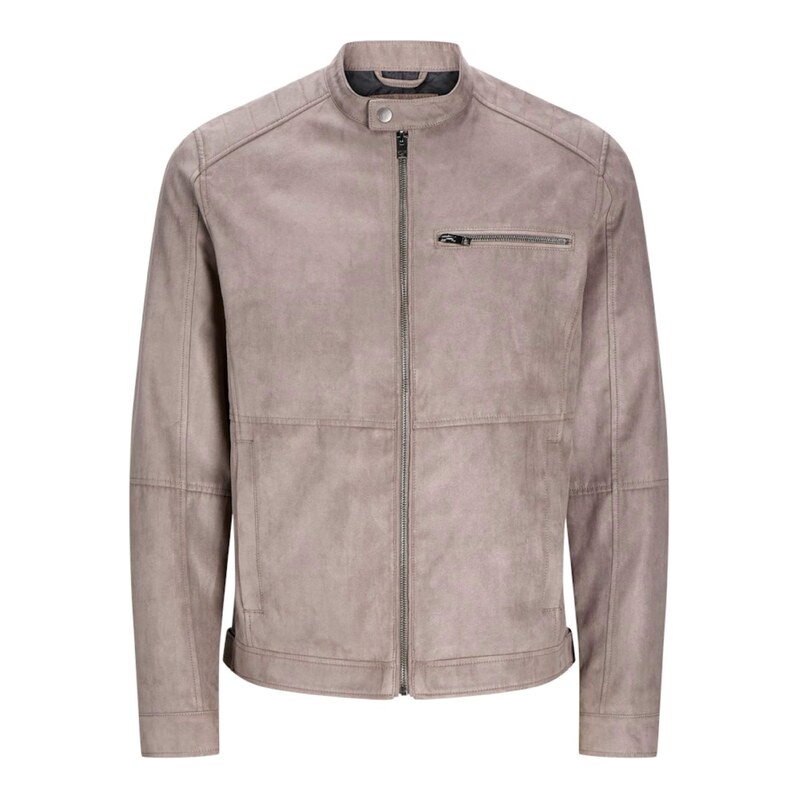 JACK & JONES Přechodná bunda JJEDylan šedobéžová
