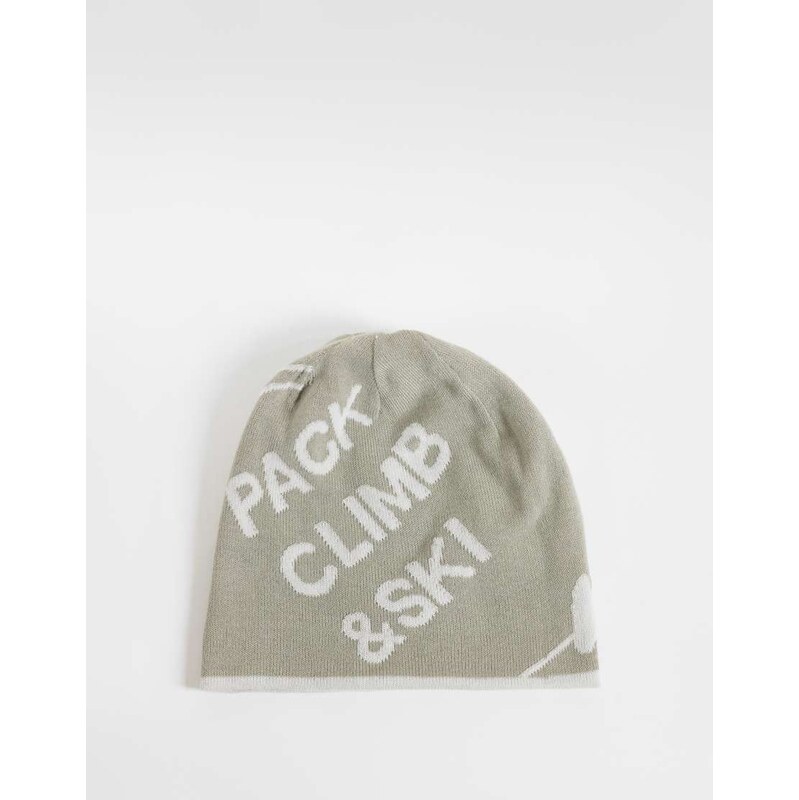 The North Face Reversible highline beanie in grey