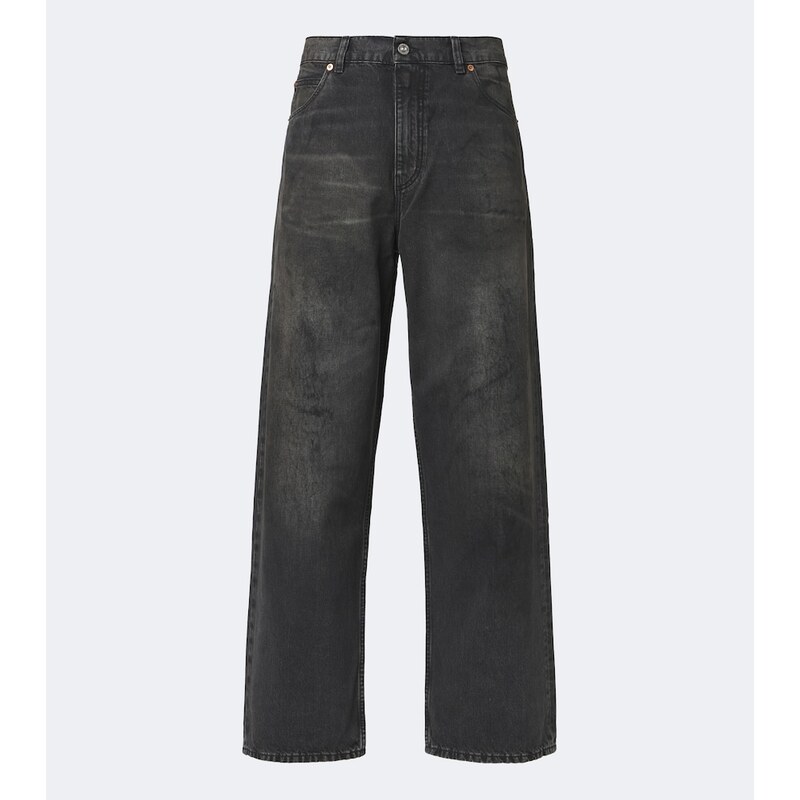 Our Legacy Vast Cut faded wide-leg jeans