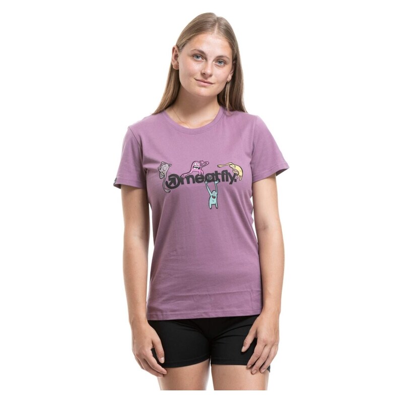 Dámské tričko Meatfly Shori fialová 117980232