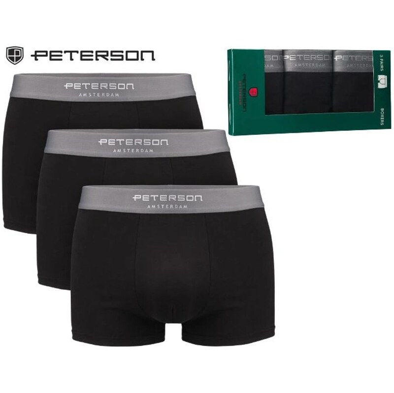 Sada originálních černých boxerek PTN MY-3-B01