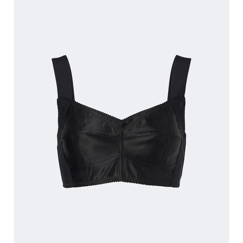 Dolce&Gabbana Satin bra top
