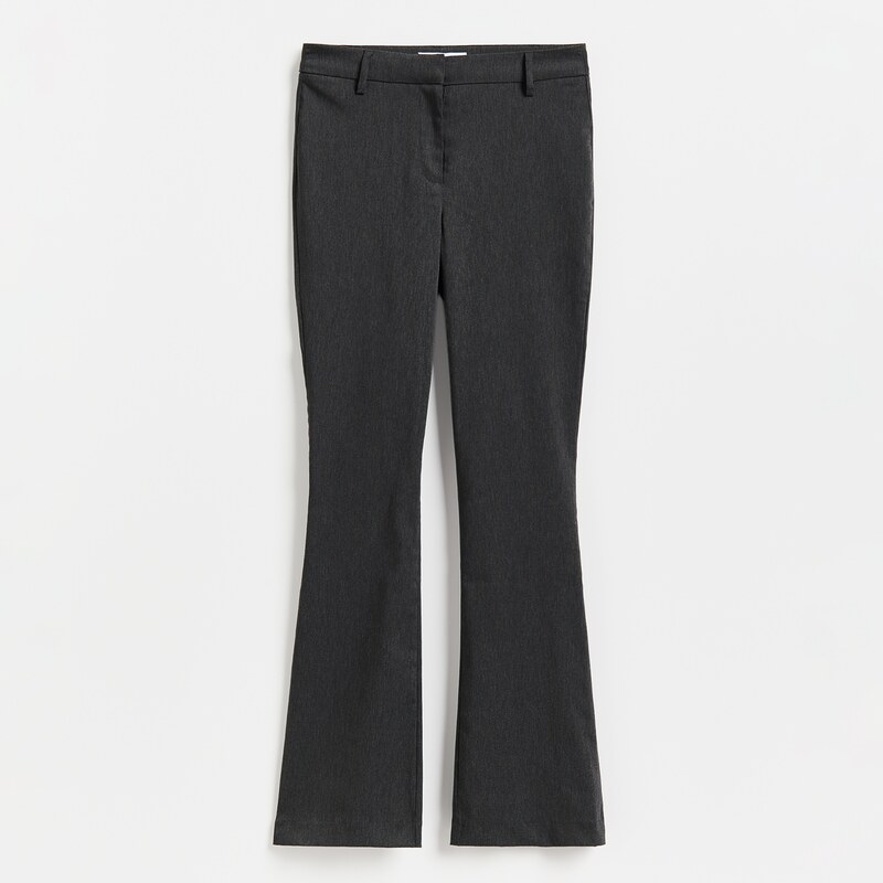 Reserved - LADIES` TROUSERS - tmavě šedá