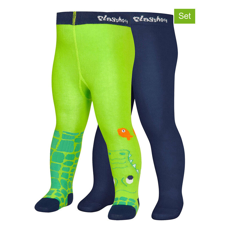 Playshoes Dunkelblau/ Grün 7582786
