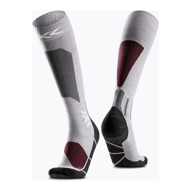 Lyžařské ponožky X-Socks Ski Discover Merino Otc silver grey 118203864