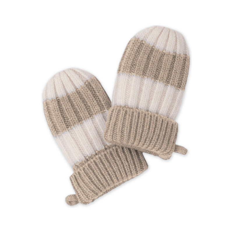 Lodger Rukavice Stripe Merino Beige Vel. 0 - 12 měsíců 118287230