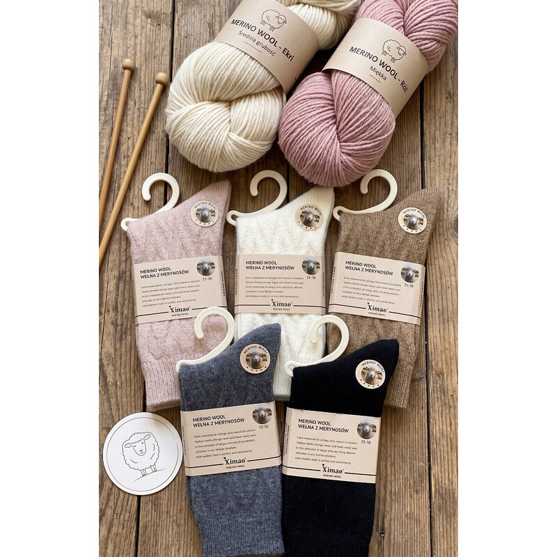 Ponožky WiK Xintao 3140 vzor 13 Merino 35–42 118330611