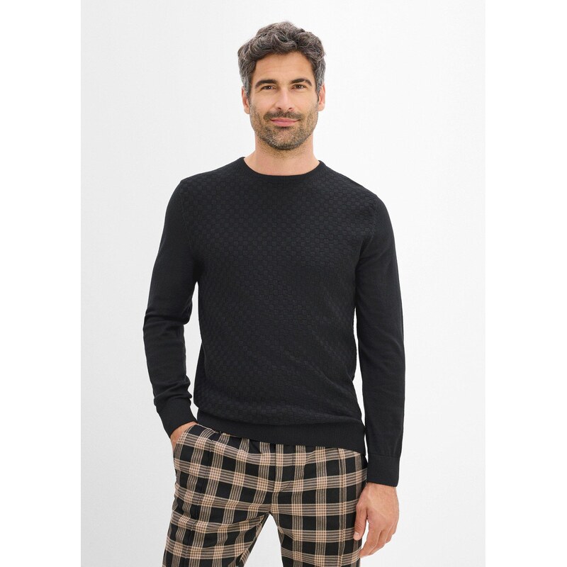 bonprix Pánské Svetr z jemné pleteniny s luxusní merino vlnou z Merino 118352772