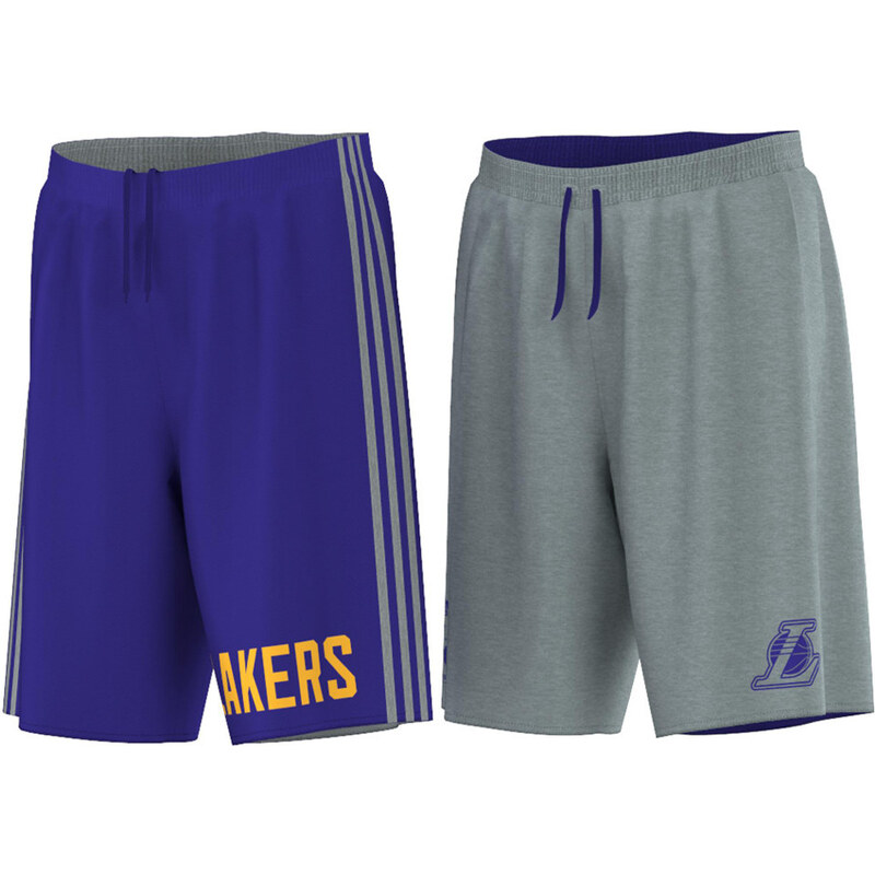 adidas Kraťasy & Bermudy Short Reversible Los Angeles Lakers NBA adidas