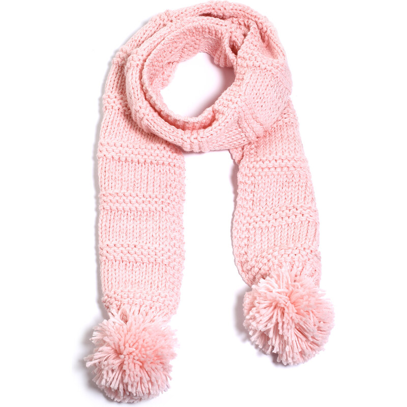 Esprit chunky knit scarf with glittering threads
