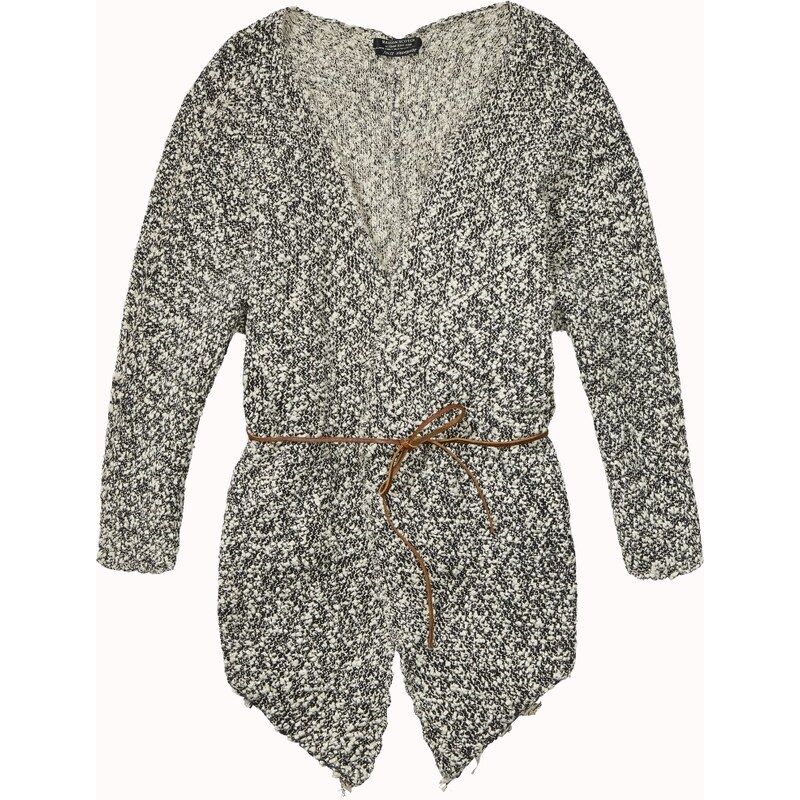 Maison Scotch Throw on longer length knitted cardigan