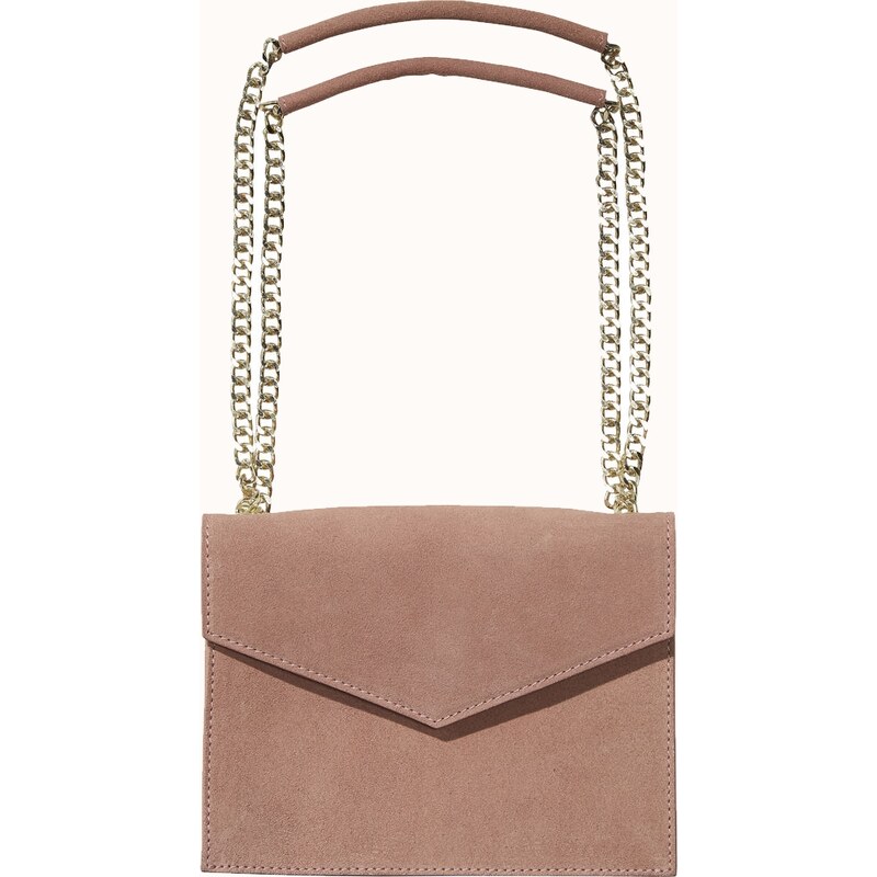 Maison Scotch Chic suede bag with adjustable chain