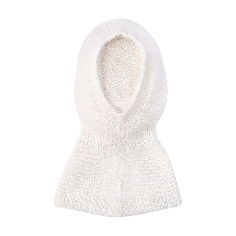 Vlnka Dětská vlněná pletená kukla extrafine Merino bílá 118458270