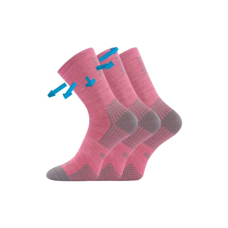3PACK dětské ponožky Voxx merino růžové (Optimalik) 20/24 109665838