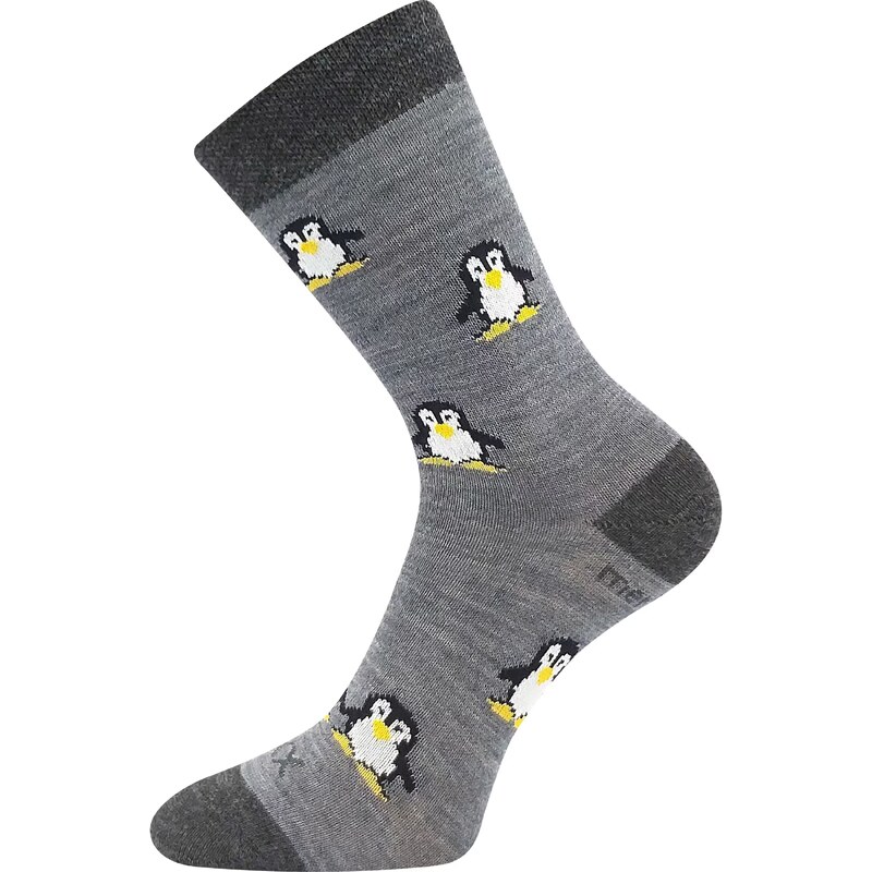 Dětské ponožky Voxx merino šedé (Penguinik) 30/34 109661152