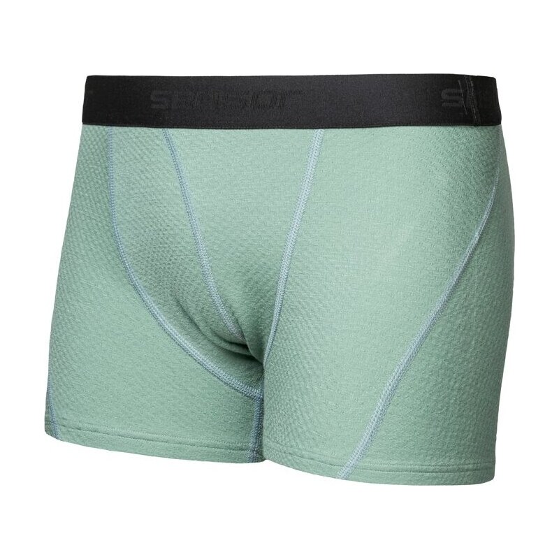 Pánské merino trenky SENSOR Df basil green 117113467