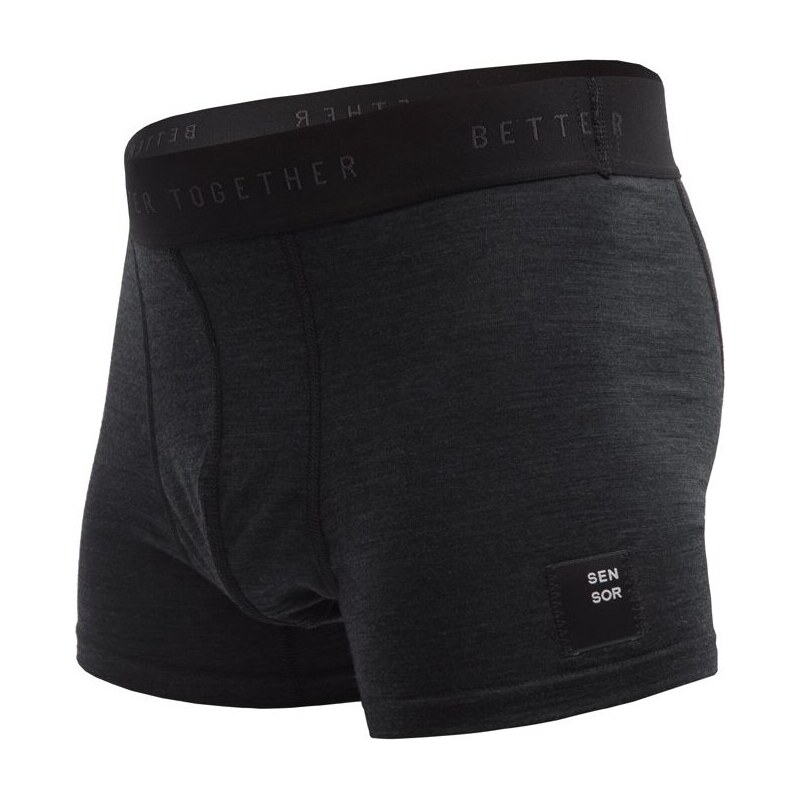 Pánské merino trenky SENSOR Cordura černé 117113513