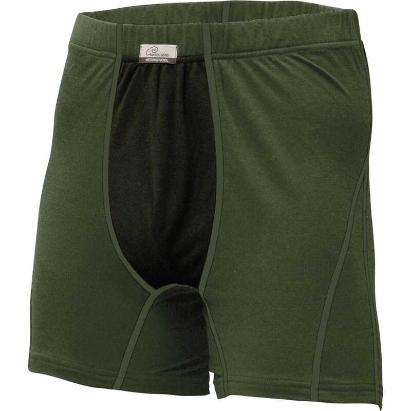 Pánské merino boxerky LASTING Nico+ zelené 117113637