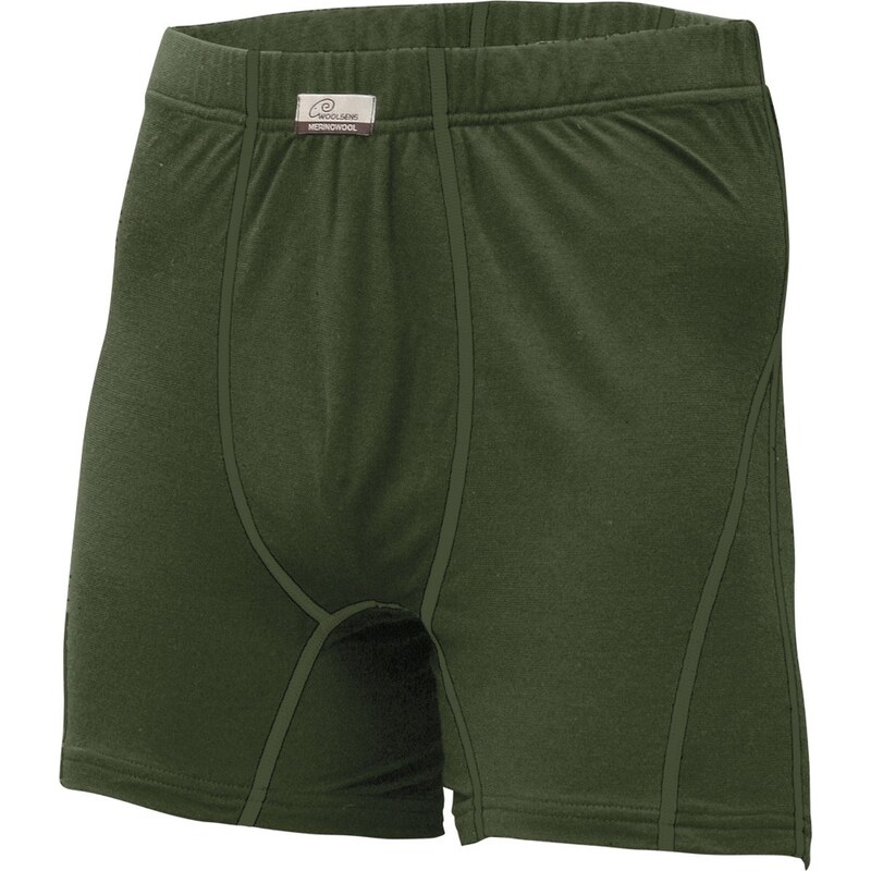 Pánské merino boxerky LASTING Nico zelené 118572367