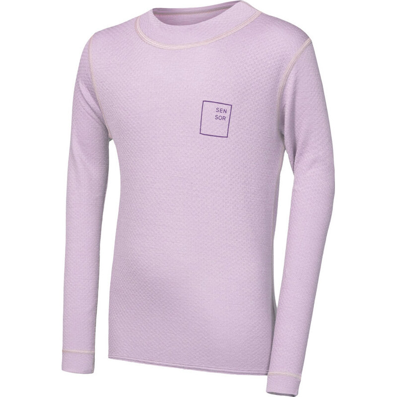 Juniorské merino triko SENSOR Df Logo Up mystic violet 117114125
