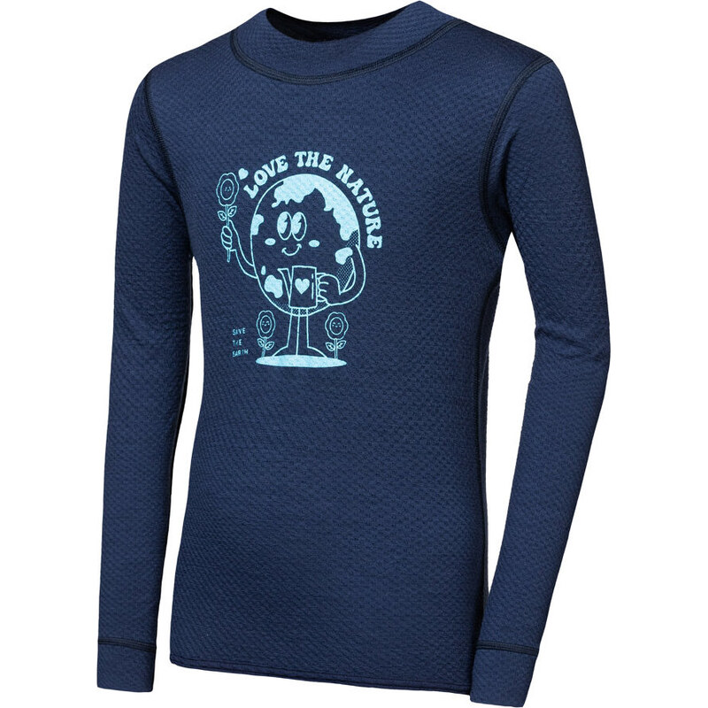 Dětské merino triko SENSOR Df Planet deep blue 117114127
