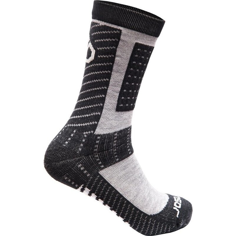 Unisex merino ponožky SENSOR Crew černá/šedá 117114133