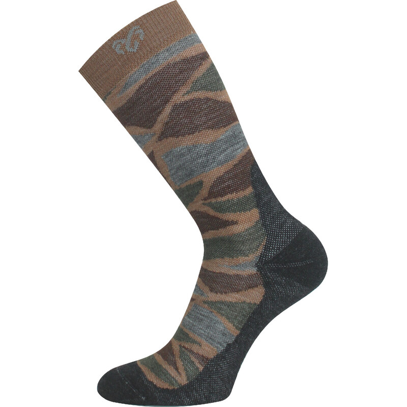 Unisex merino ponožky LASTING Wlj šedé 117114162