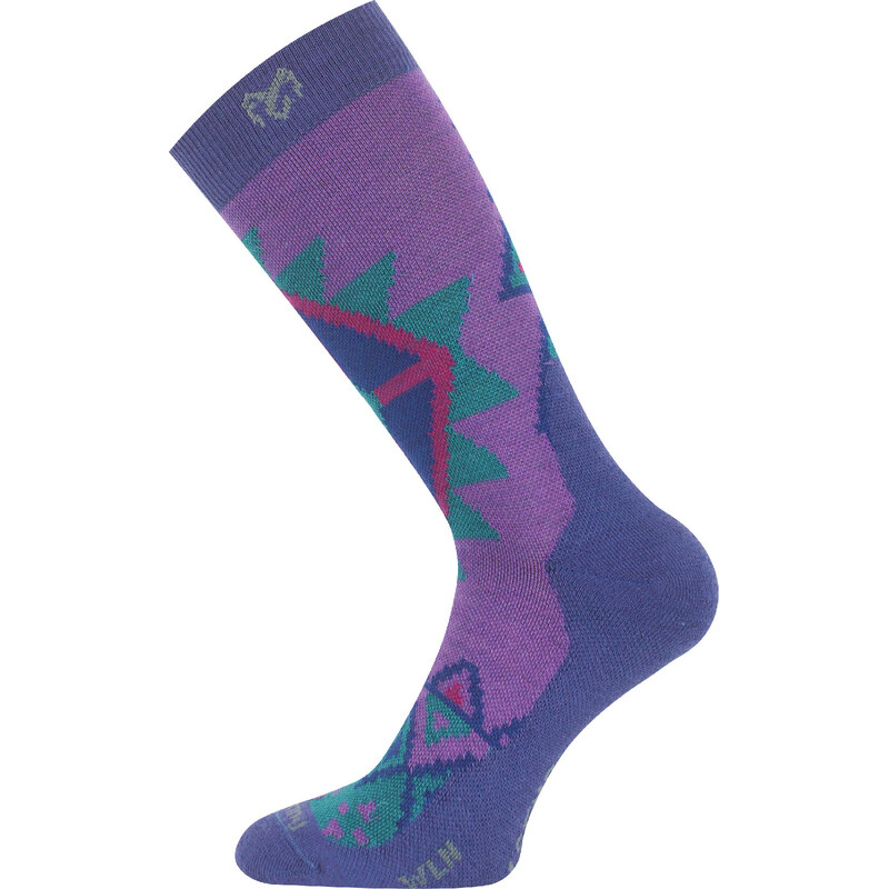 Unisex merino ponožky LASTING Wln fialové 117114163
