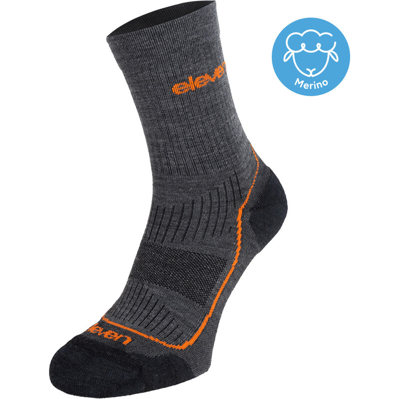 Ponožky ELEVEN Merino Vento Grey 117114195