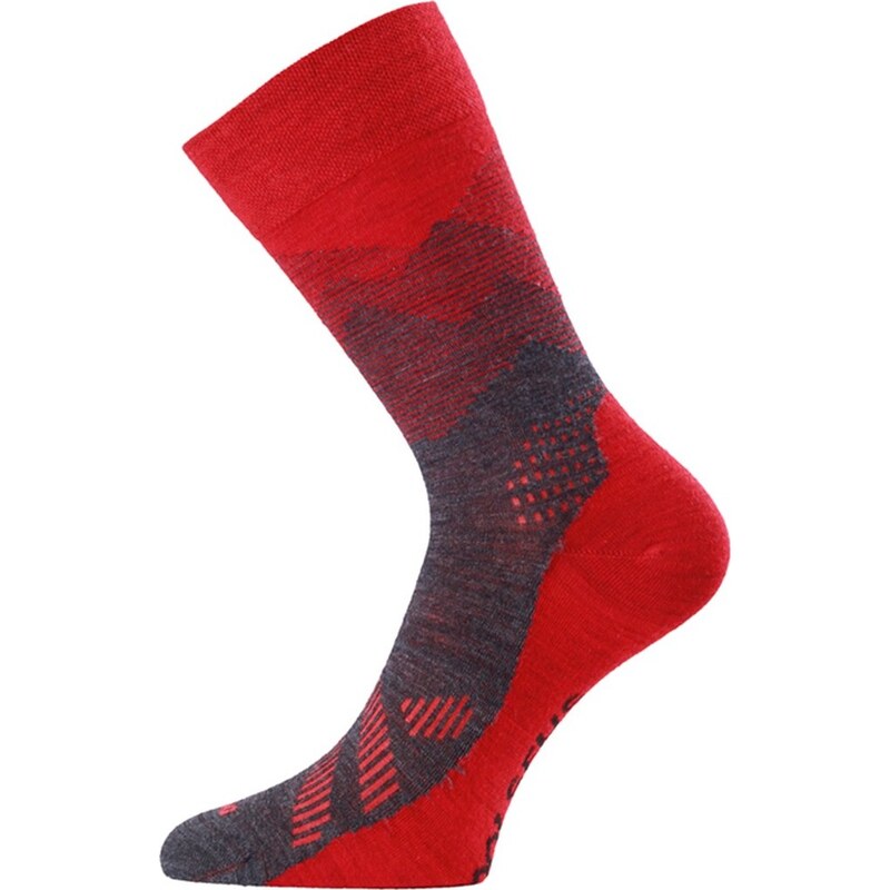 Unisex merino ponožky LASTING Fwr červené 117114204