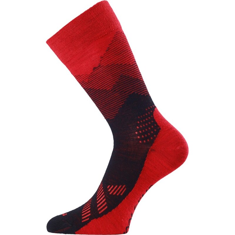 Unisex merino ponožky LASTING Fwo červené 117114269