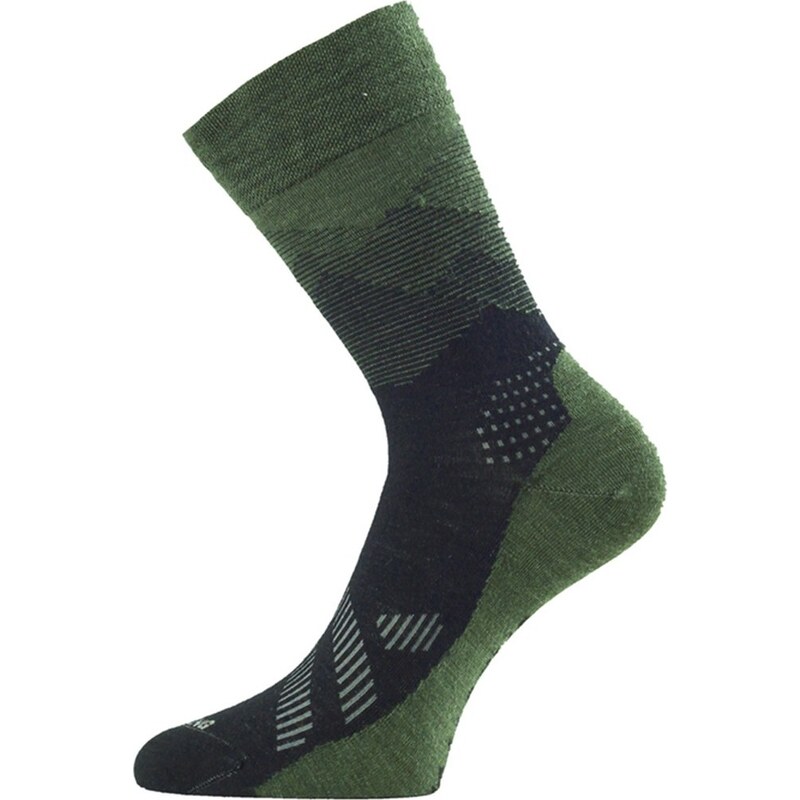 Merino ponožky LASTING Fwo zelené 117114283
