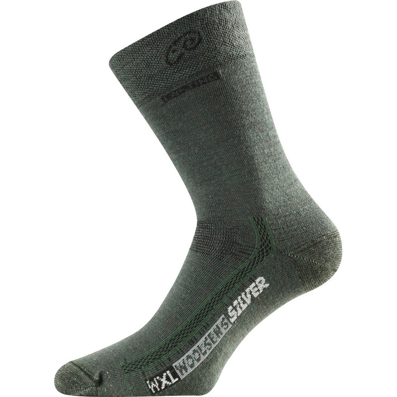 Merino ponožky LASTING Wxl zelené 117114325
