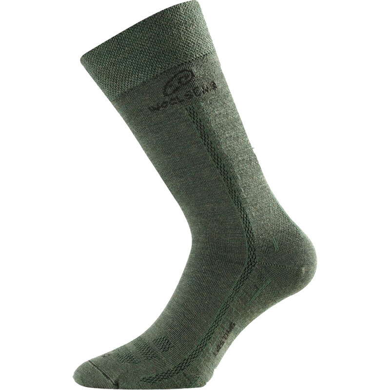 Merino ponožky LASTING Wls zelené 117114346