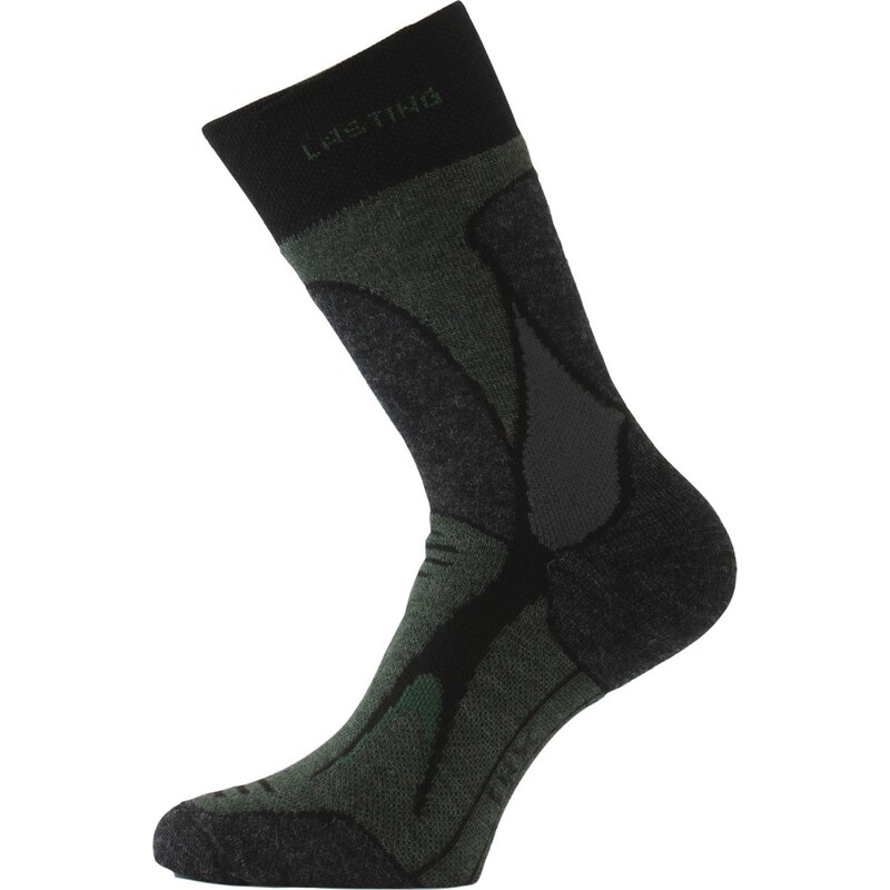 Merino ponožky LASTING Trx černé 117114389